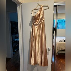 Jinny Yoo Lena Gown - Pale Gold, 4